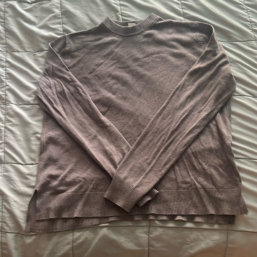 H&M ribbed mock neck top